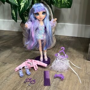 Rainbow High Violet Willow - Purple Clothes Fashion Doll W accessories